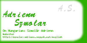 adrienn szmolar business card