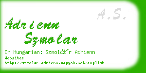 adrienn szmolar business card